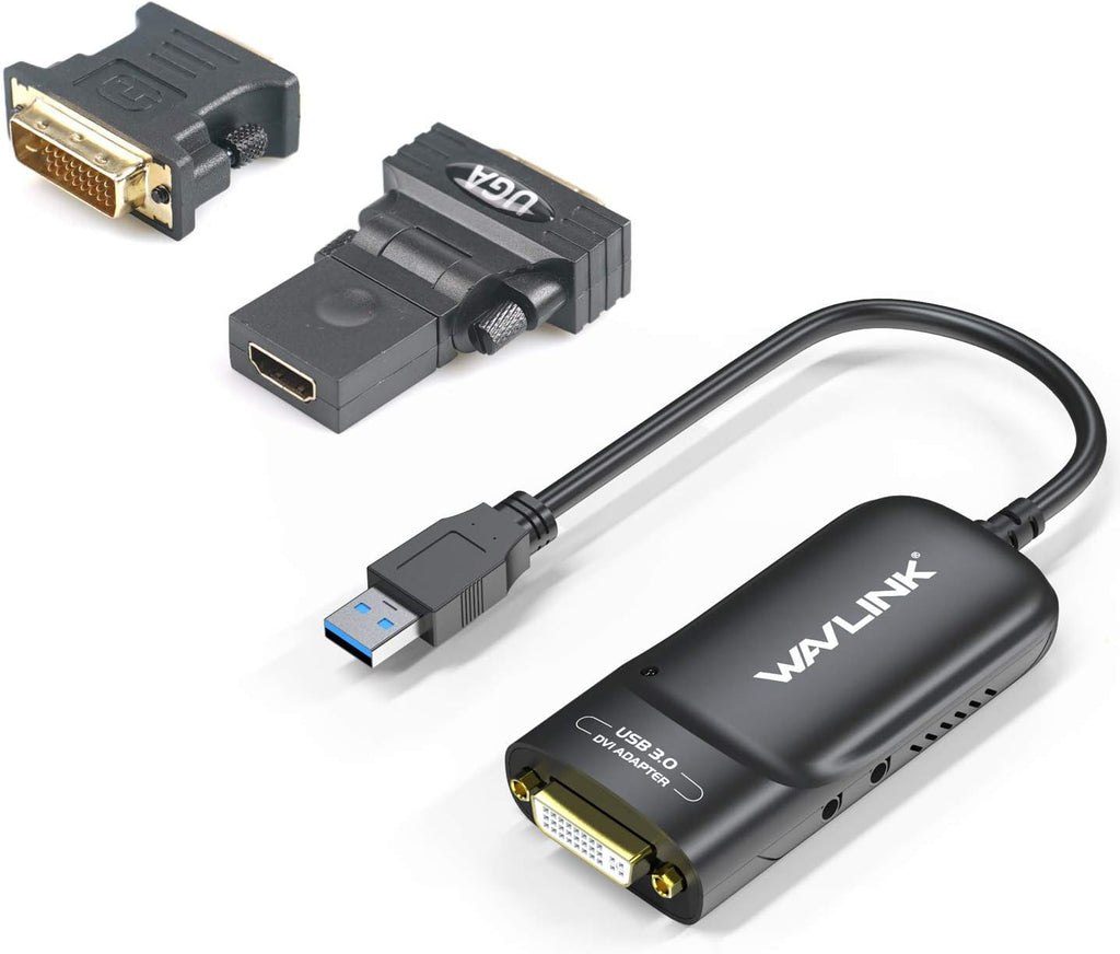 USB 3.0 to DVI/HDMI/VGA Universal Video Graphics Adapter with Audio Port A66323