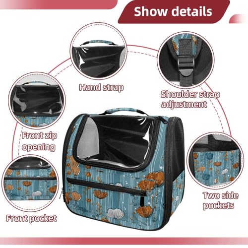 Pet Travel Carrier Soft Sided Portable Bag H634088