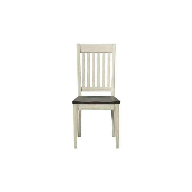 Distressed Grey Finish Side Chair I7166