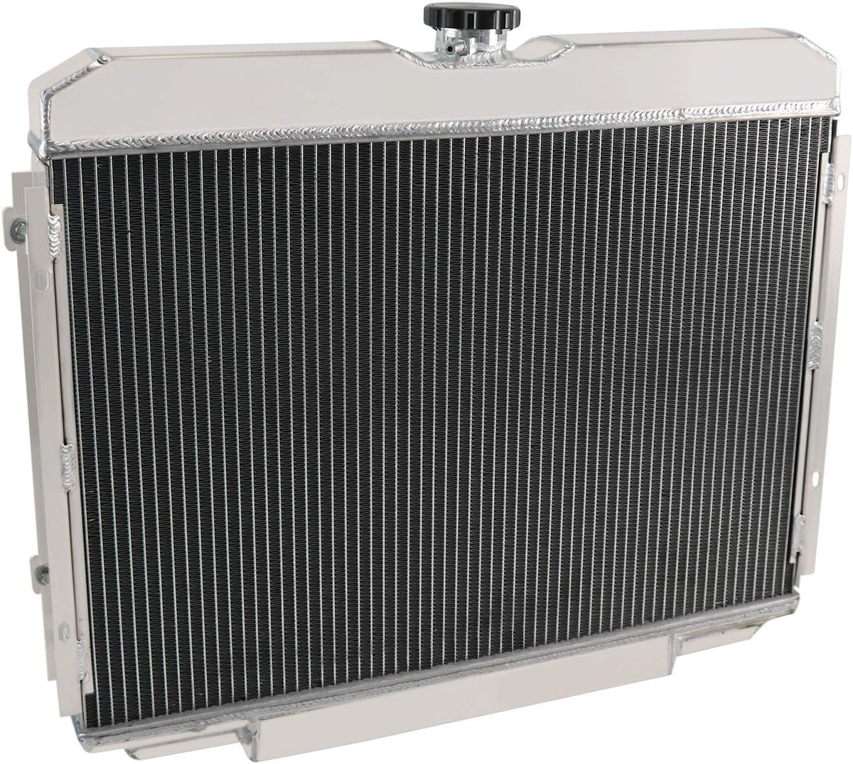3 Row Aluminum Radiator with Shroud Fan Relay for Ford Mustang T217