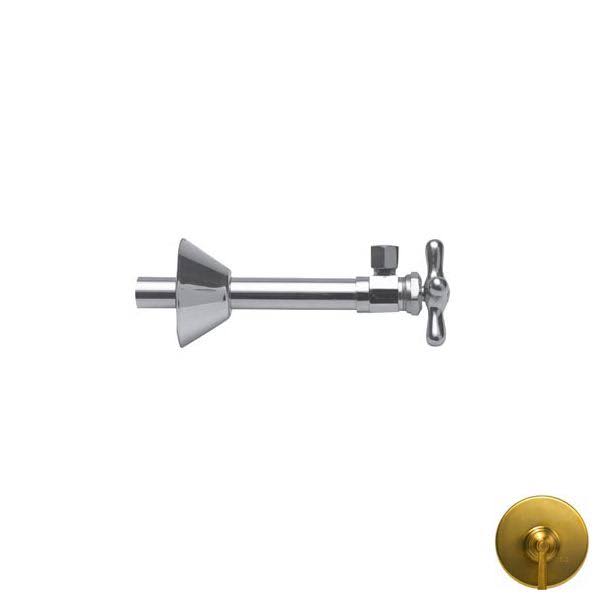 Angle Valve Kit, 1/2x22 Sweat Satin Gold R9313