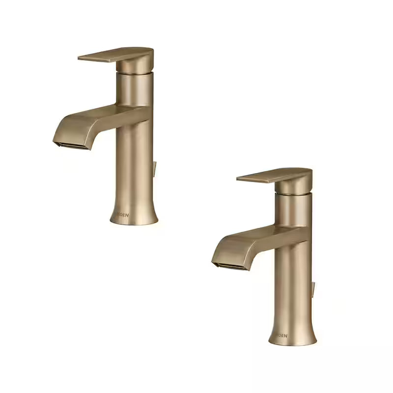 Bronze Gold Single Handle Bathroom Faucet 2-pack I336