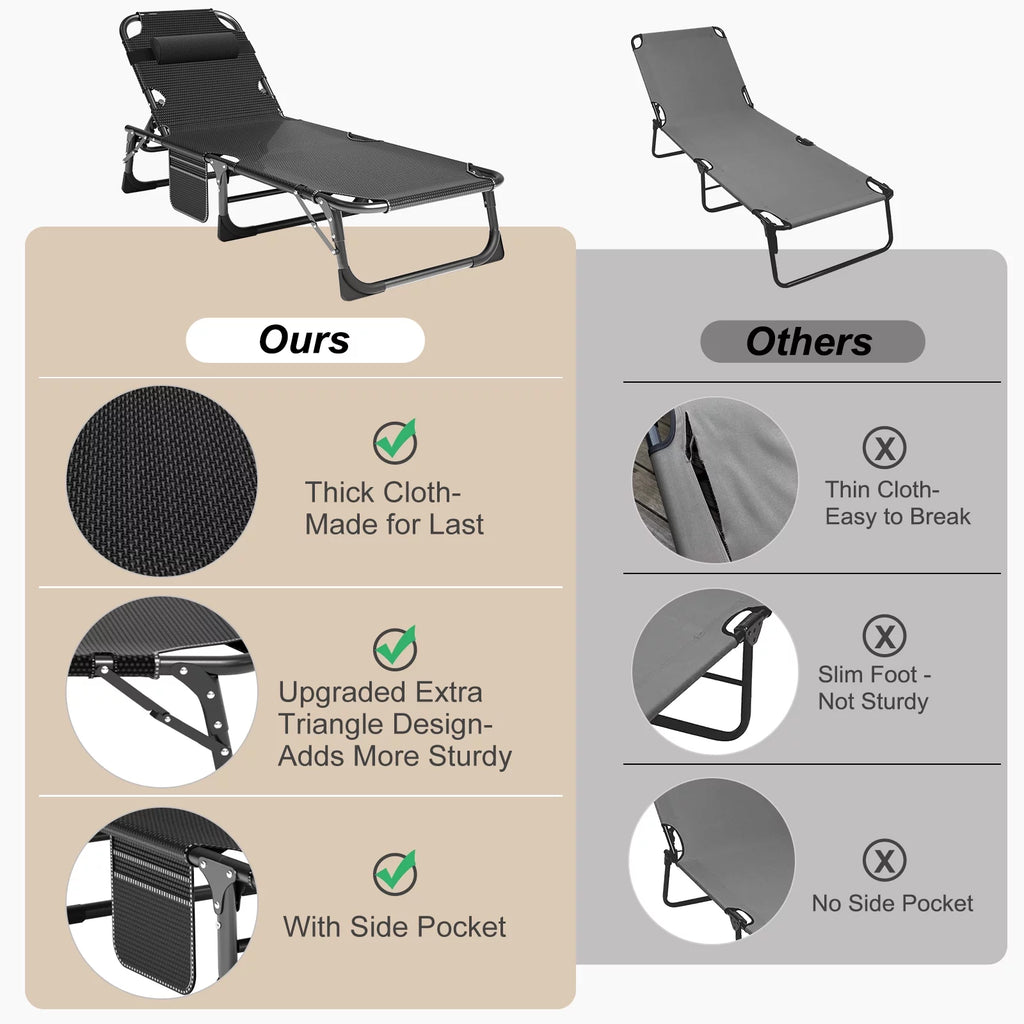 Folding Camping Cot Bed H5820