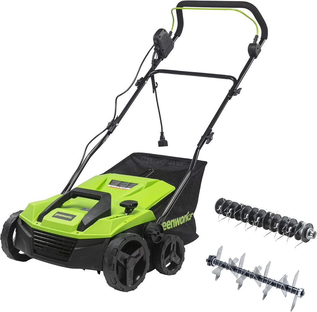 13 Amp 14-Inch Corded Dethatcher / Scarifier V9035