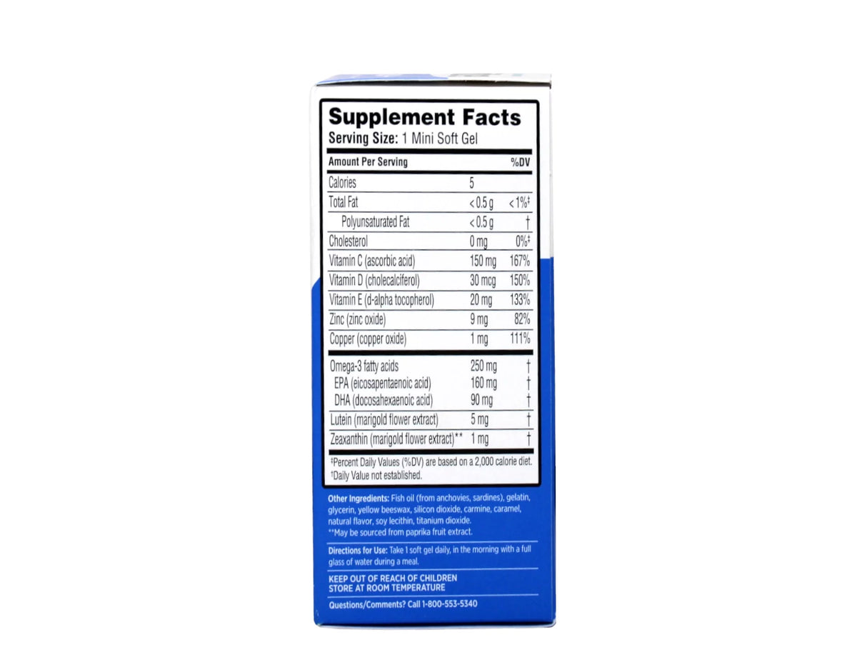 50 ea Pack of 4 Eye Vitamin Softgels E6258