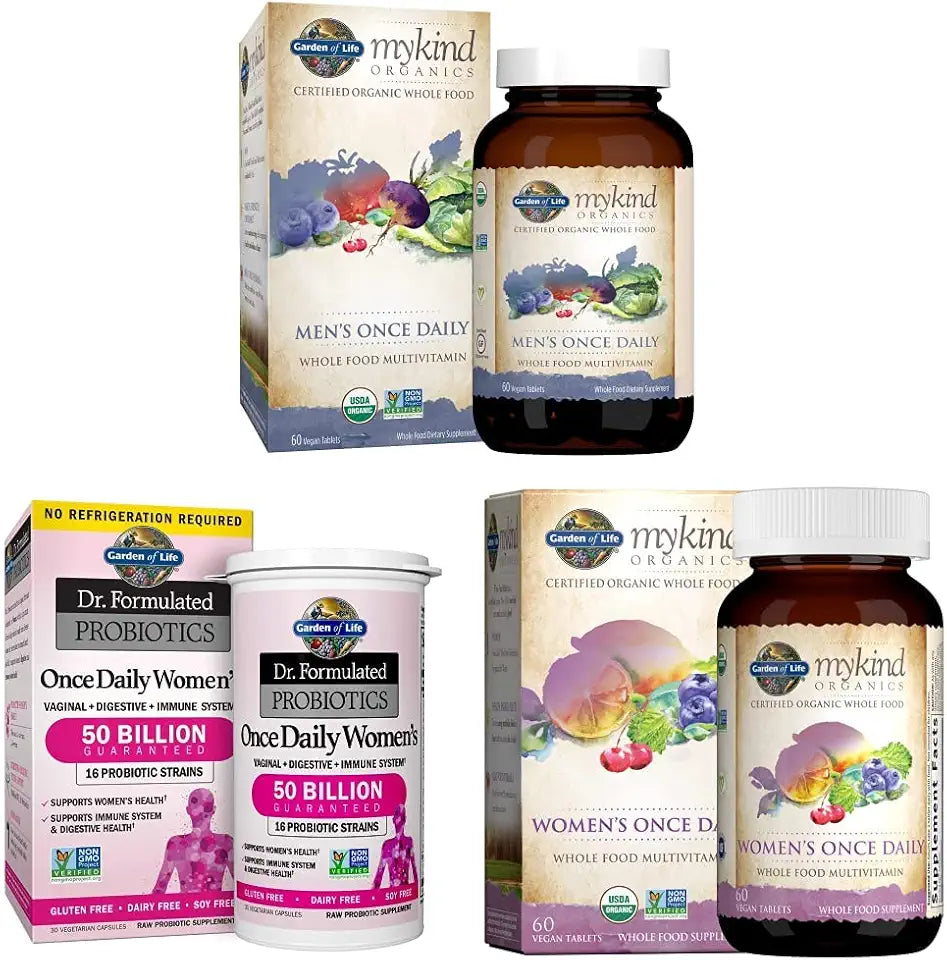 Organic Whole Food Vitamins 60 Count L813