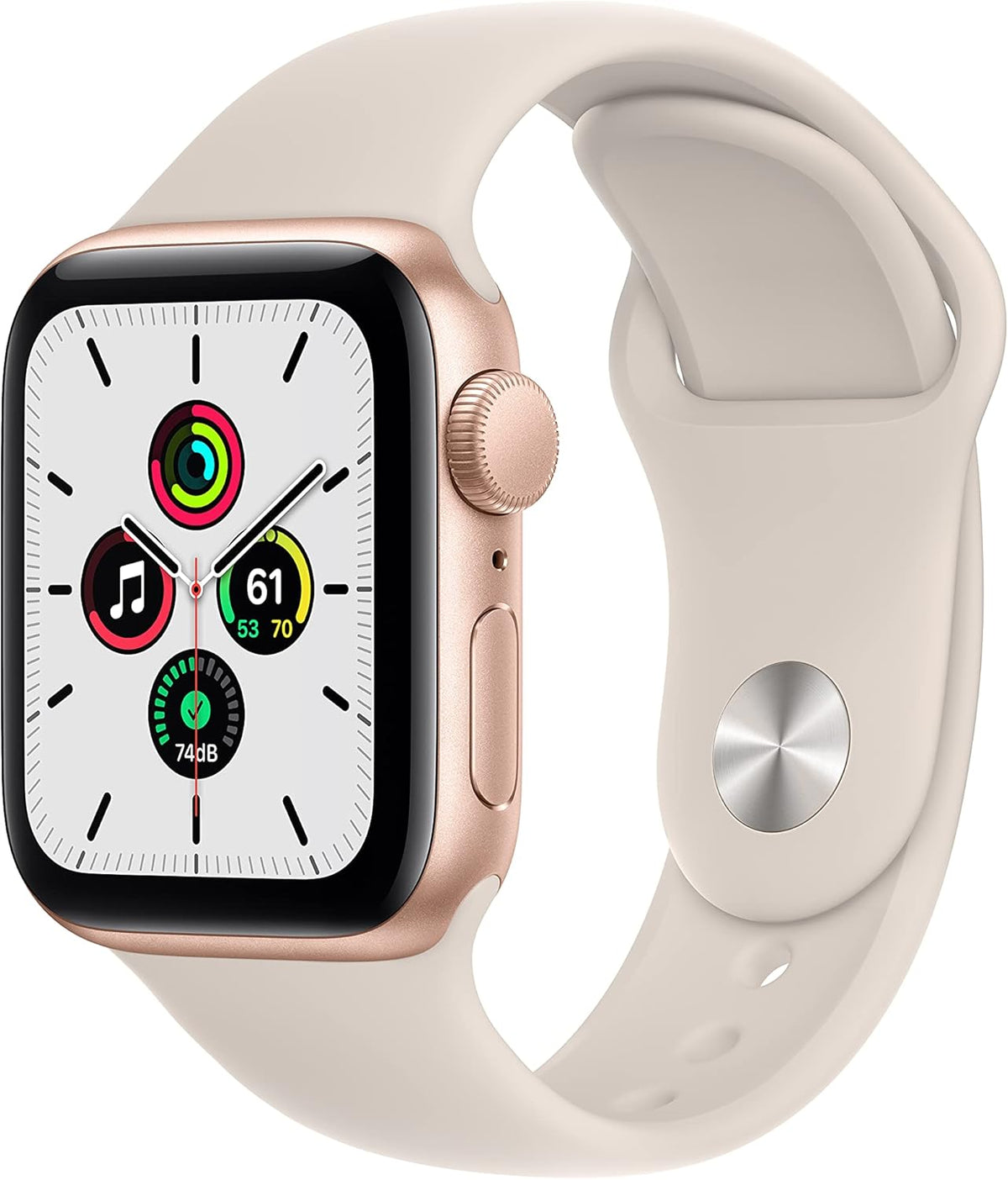 Gold Aluminium Case Smart Watch with Starlight Sport Band O123960