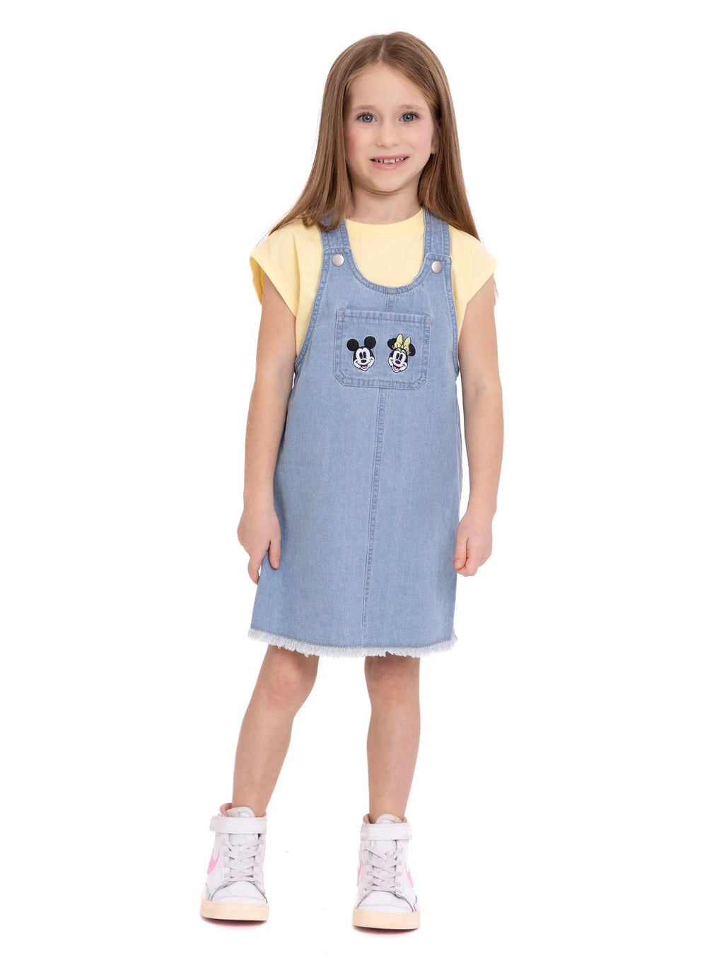 Denim Overall Dress Set A864642