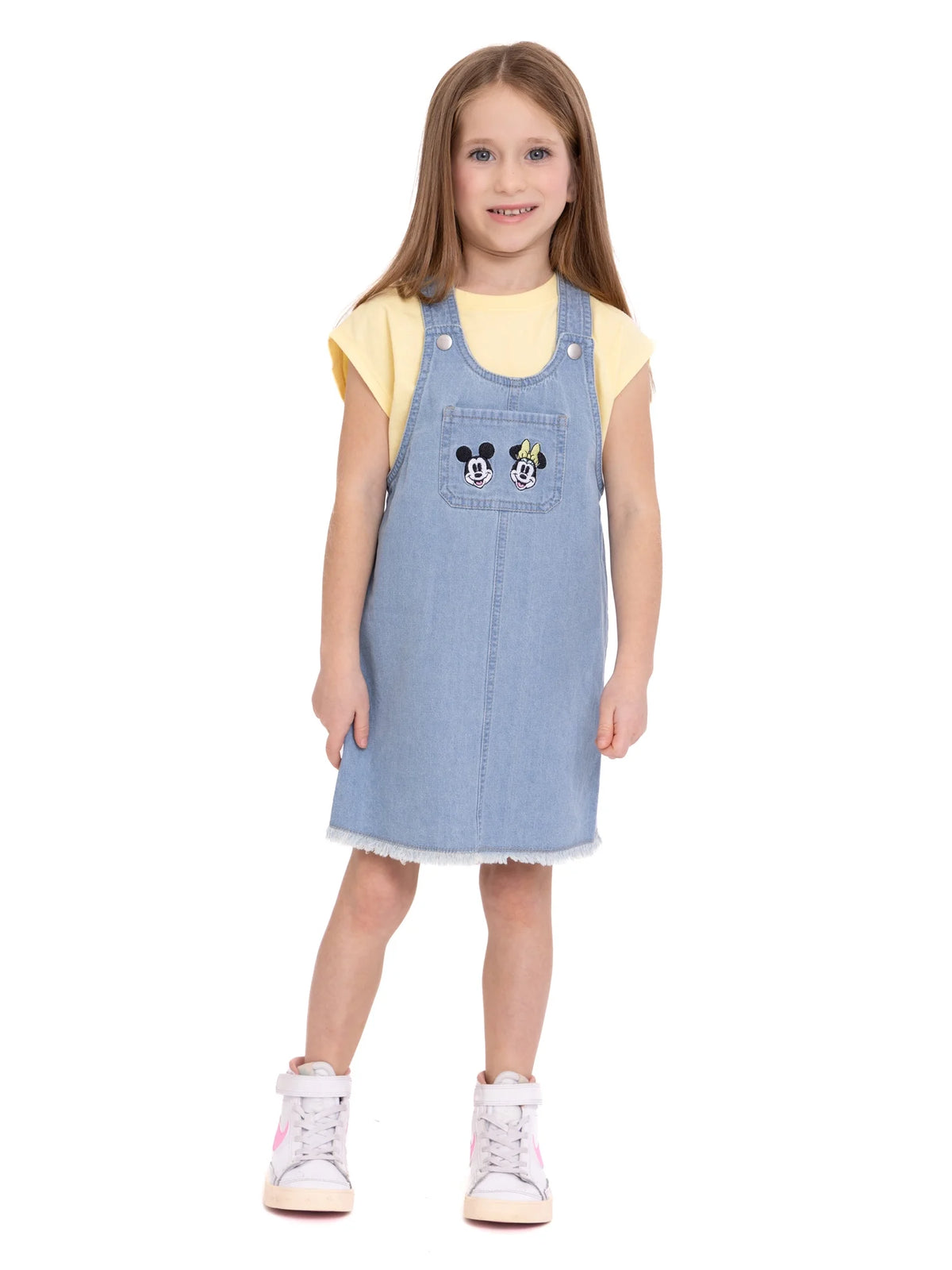 Denim Overall Dress Set A864642