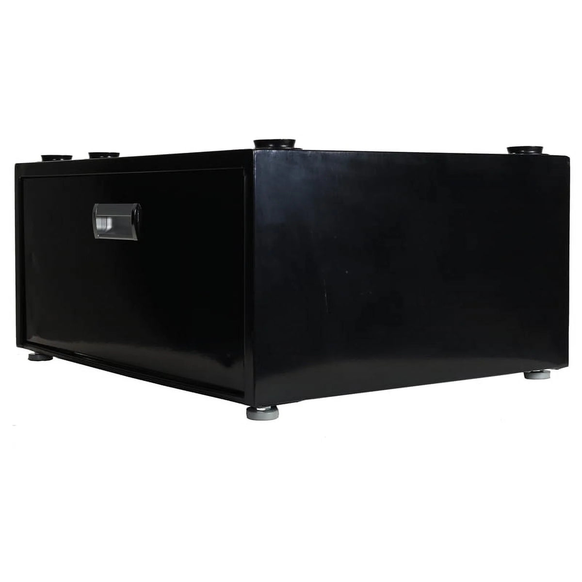 Black Laundry Pedestal with Drawer F8229