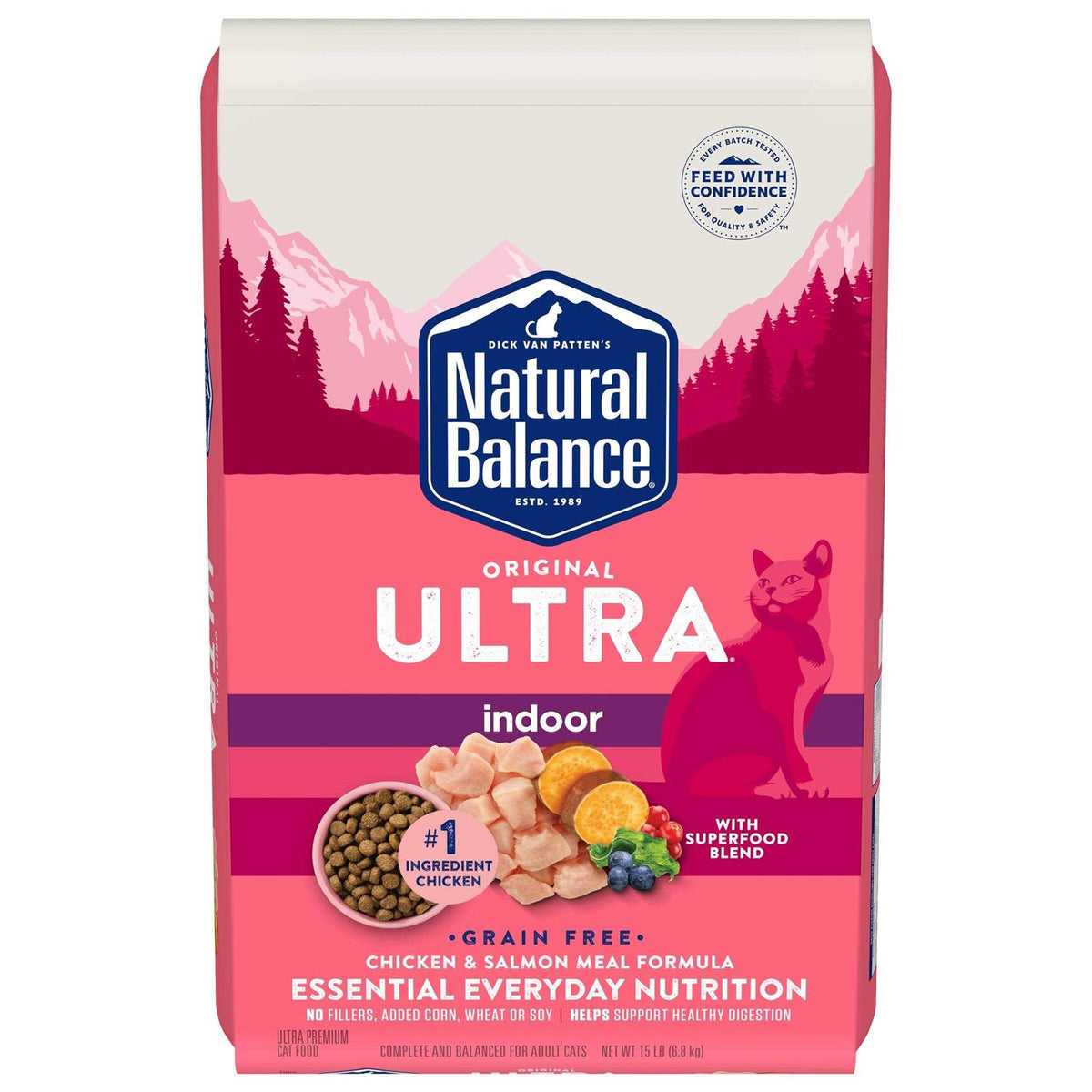 Dry Cat Food Chicken & Salmon Meal B26696
