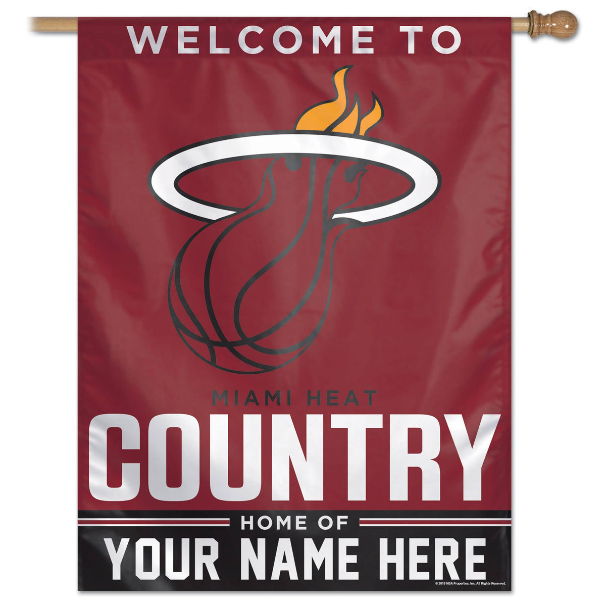 Miami Heat Vertical Banner H22038