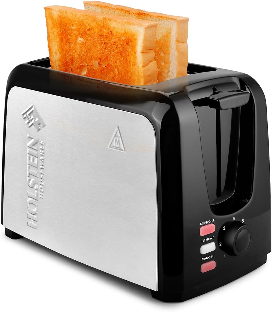 Black 2-Slice Toaster with 7 Browning Control Settings G5196