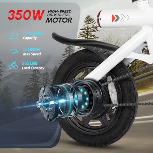 14" Folding Electric Bike 350W Motor 36V 6AH Battery Z292