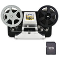 Black 8mm Super8 Roll Film Scanner with 2.4 inch LCD F4622