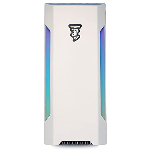 White Gaming PC Desktop Computer A49701