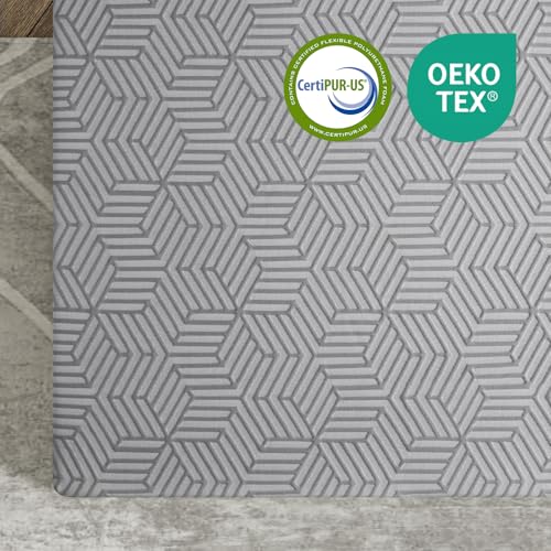 4 Inch Queen Gel Memory Foam Mattress Topper with Removable Cover F52733
