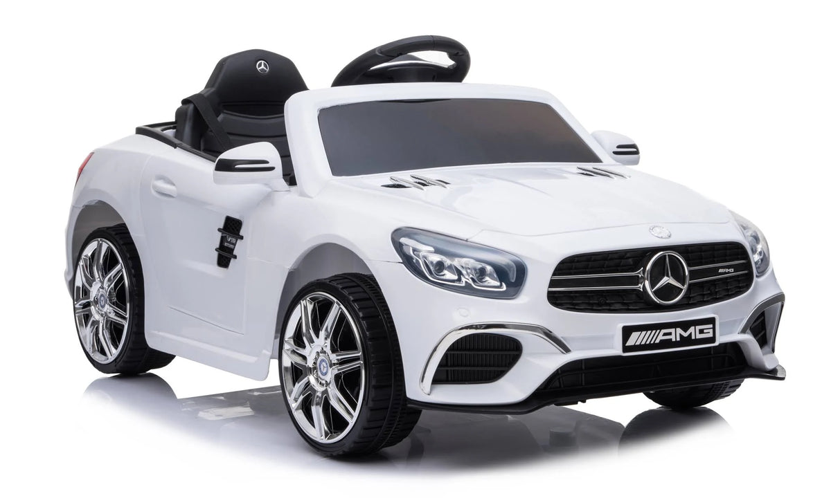 White 12V Ride-On Car A11519