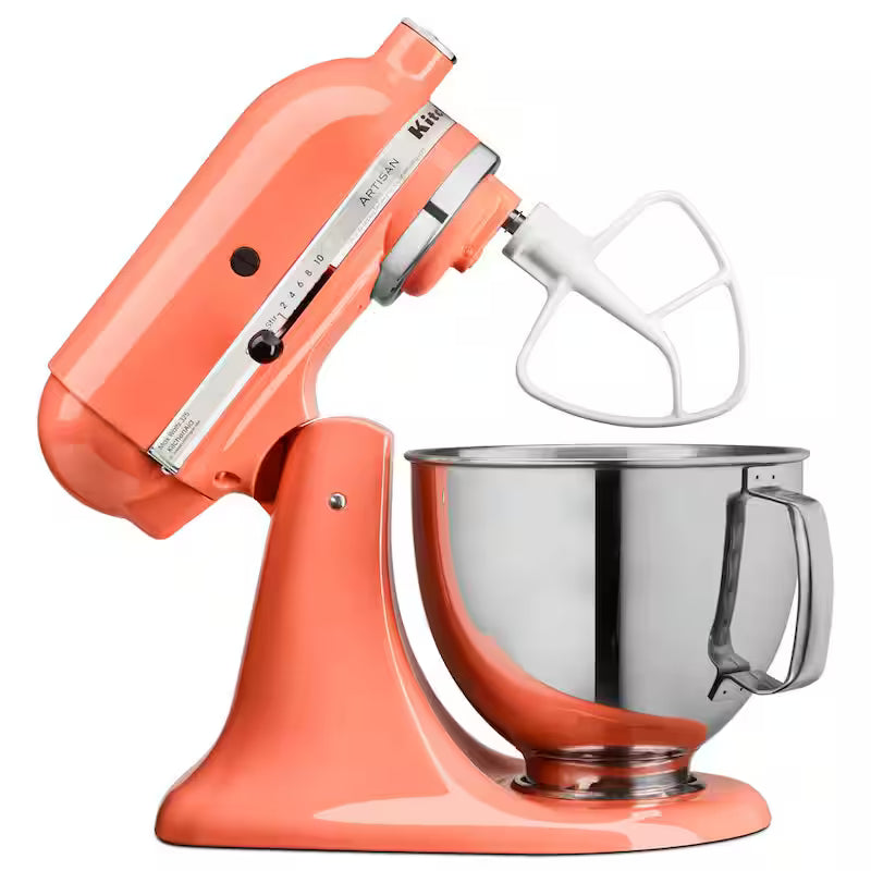 5 qt. 10-Speed Stand Mixer with Flat Beater, Wire Whip and Dough Hook W108644