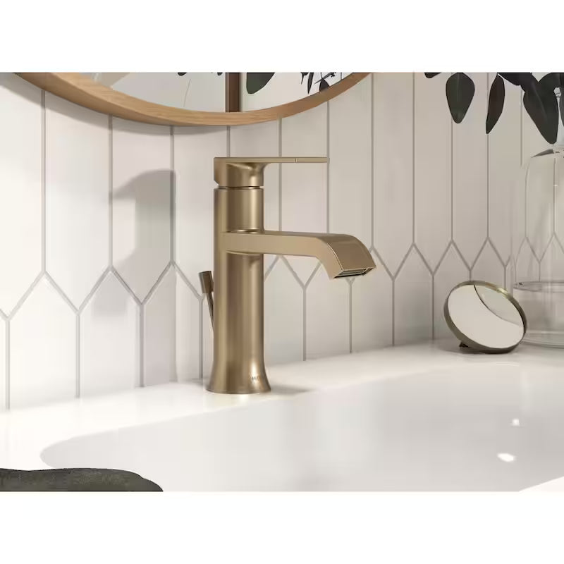 Bronze Gold Single Handle Bathroom Faucet 2-pack I336