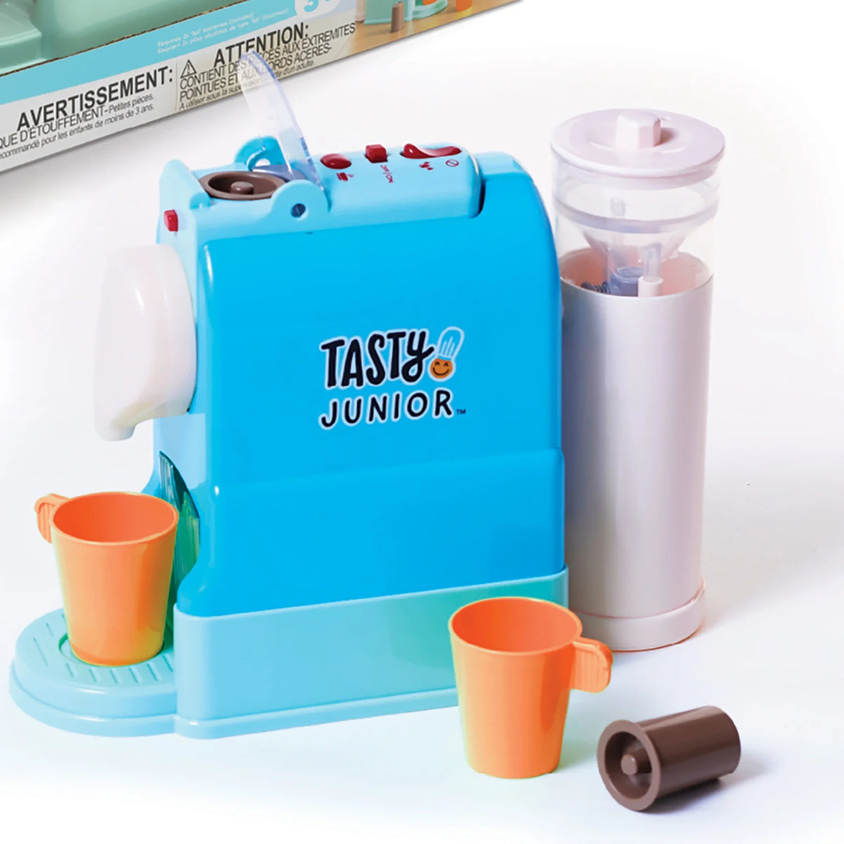Pretend Play Toy Coffee Maker Set with Lights & Sound Y91417