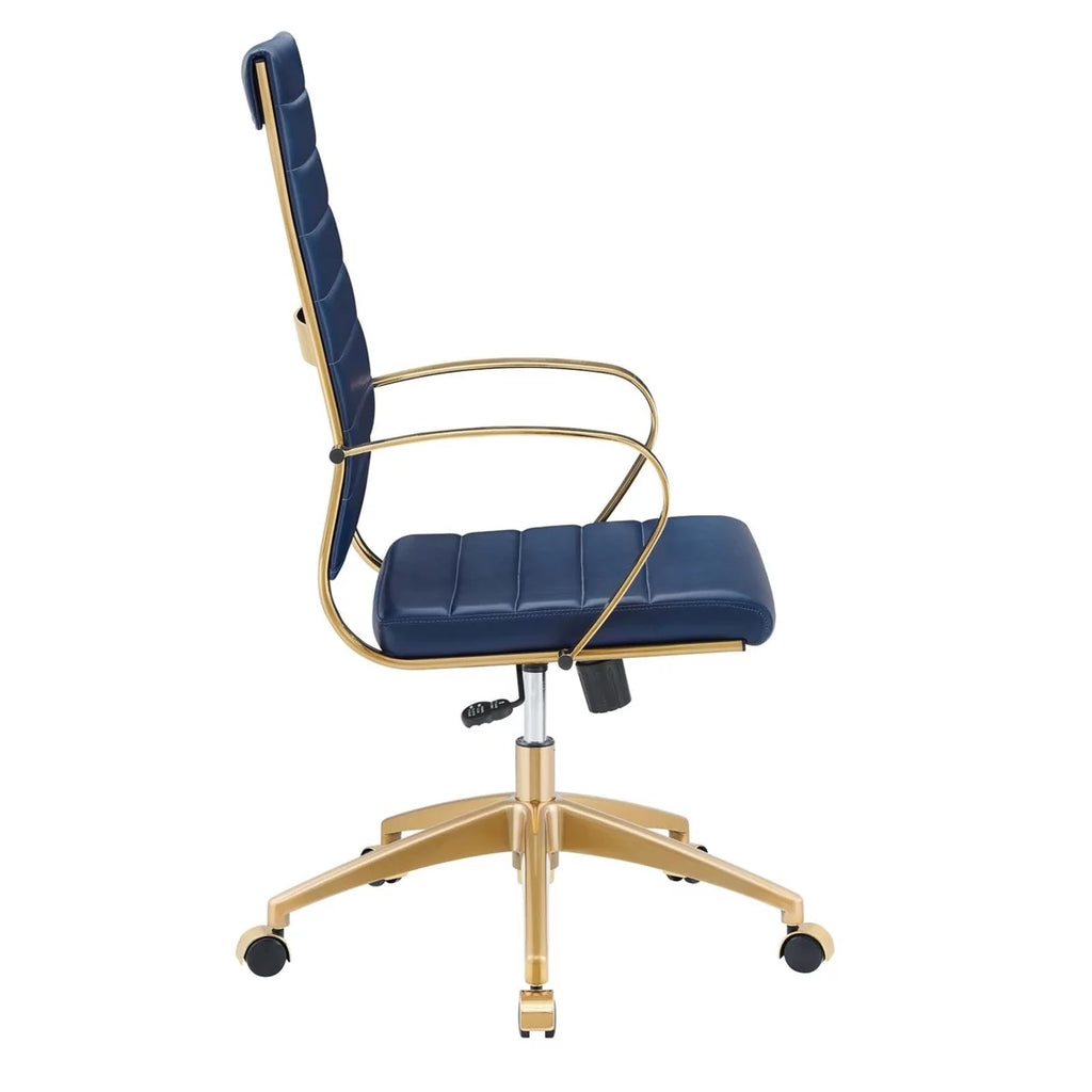 Gold Stainless Steel Highback Office Chair O3542