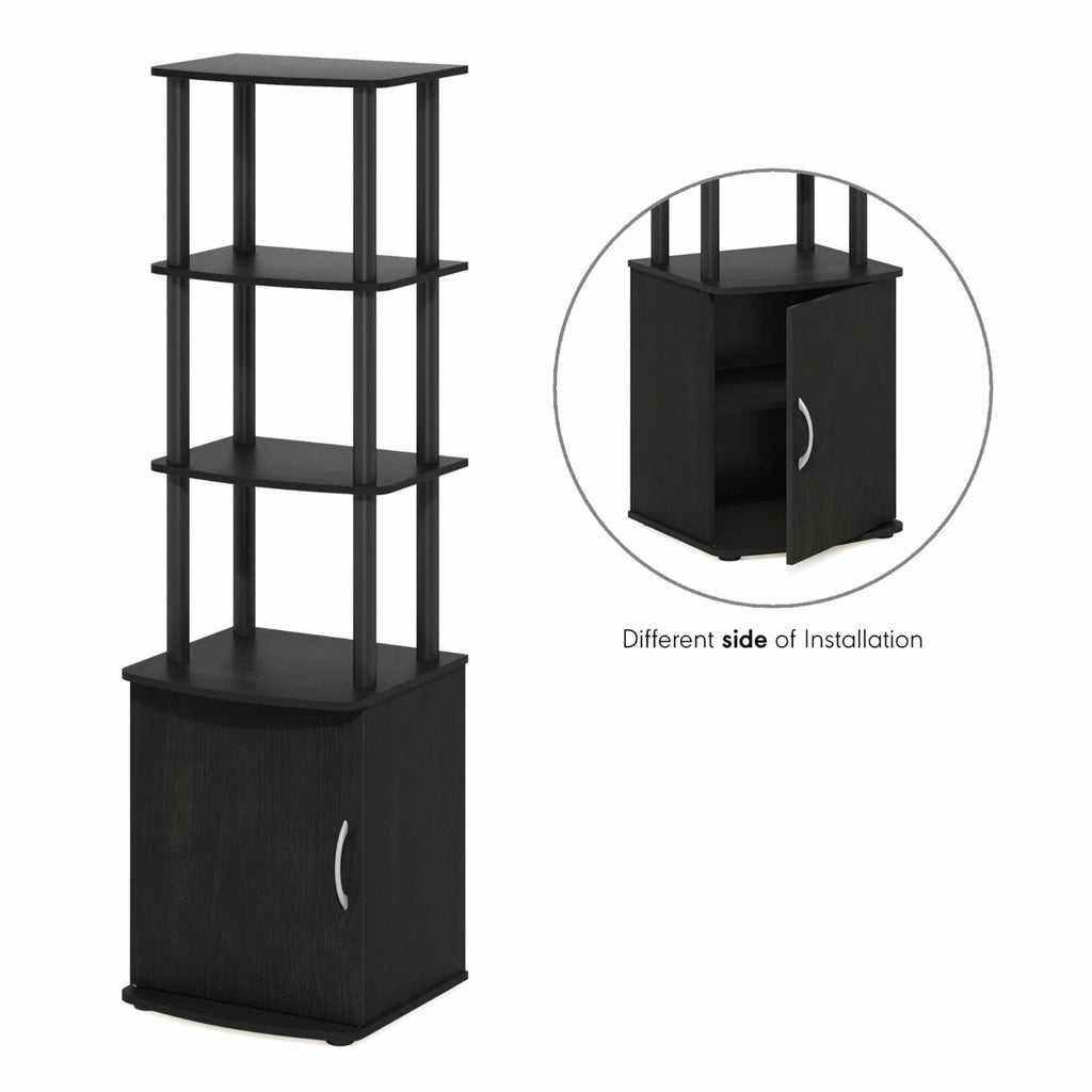 3-Tier TV Entertainment Side Table with Storage Cabinet I9216