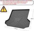 Heavy-Duty Waterproof Rear Cargo Tray Trunk Floor Mats E3427