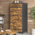 6 Drawer Industrial Wood Dresser N42630