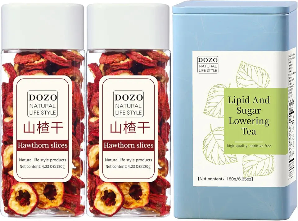 Dried Hawthorn Berries Tea 8.46oz & jiangzhi jiangtang Tea 4.23oz I774952