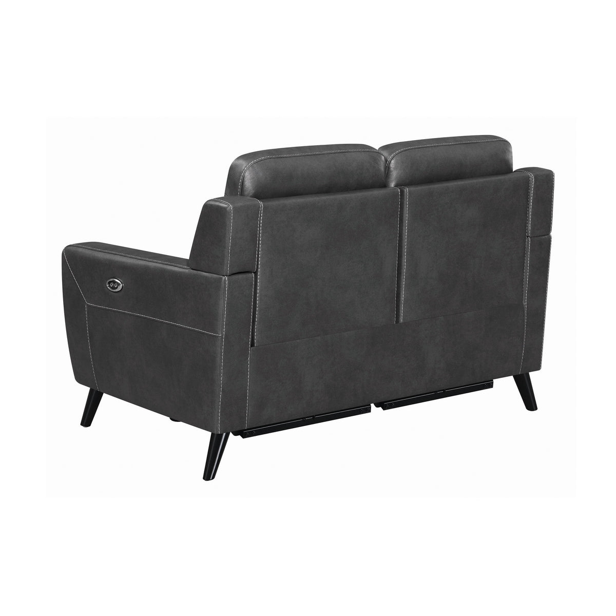 Charcoal Power Loveseat O773420