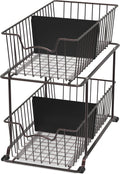 2 Tier Cabinet Wire Basket Drawer Organizer L8326