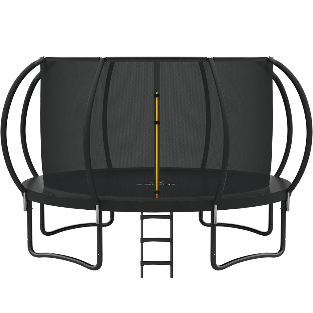 12FT 14FT Trampoline with Enclosure Net and Ladder I573
