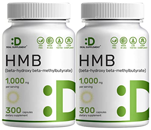 Ultra Strength HMB Supplements 1000mg 600 Capsules F13066