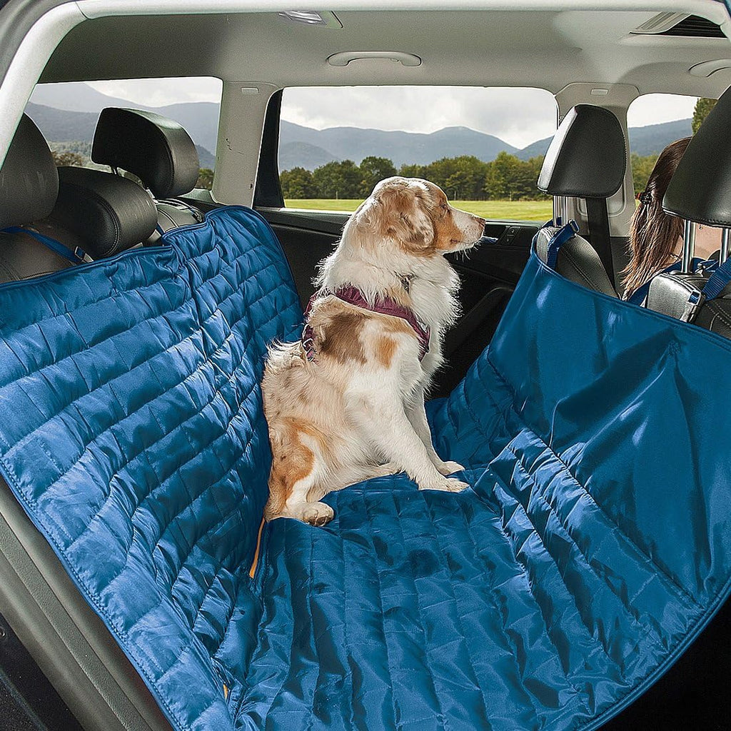 Khaki Heather Charcoal Grey Dog Car Hammock Seat Cover Pack of 2 I958497