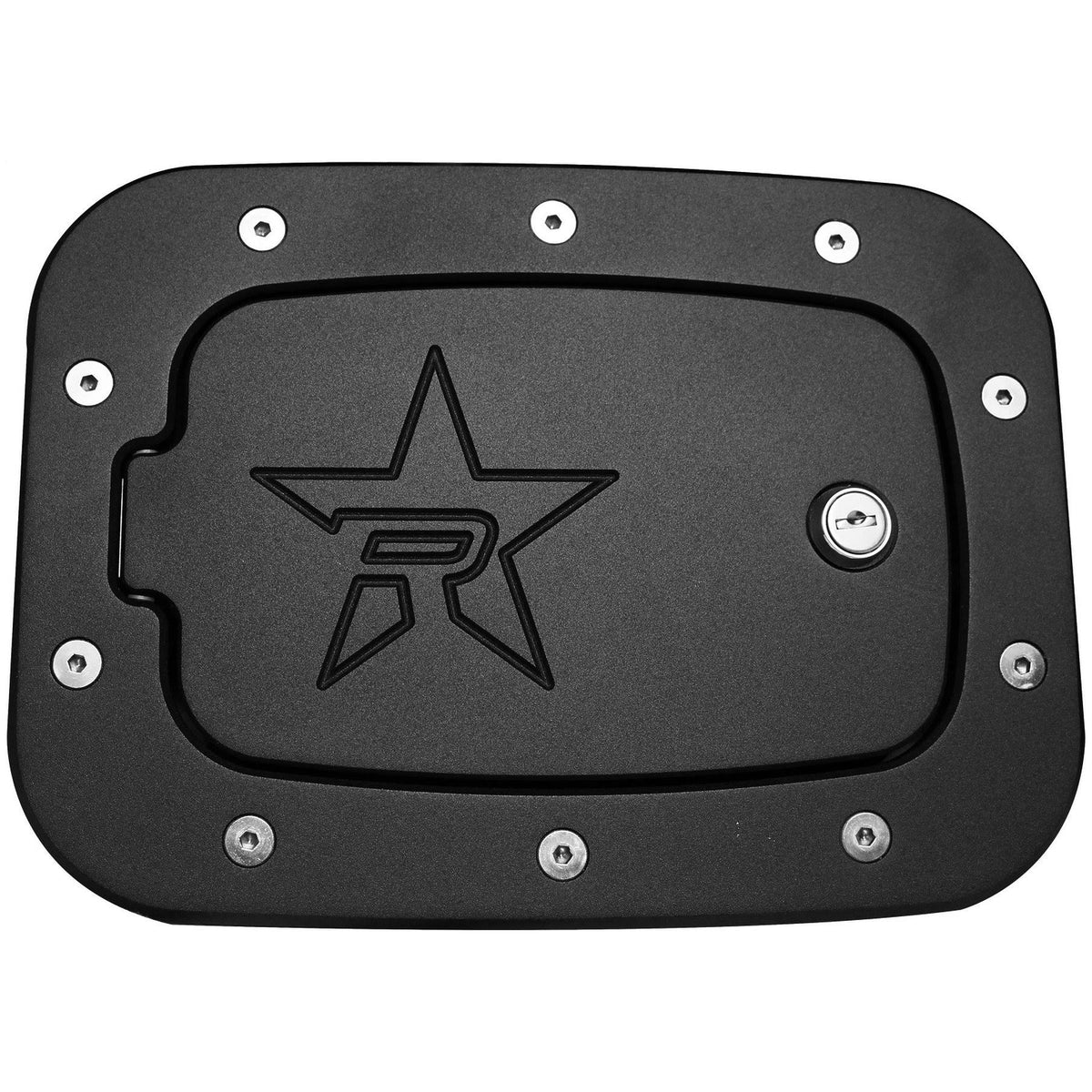 Black Locking Fuel Door Z7499