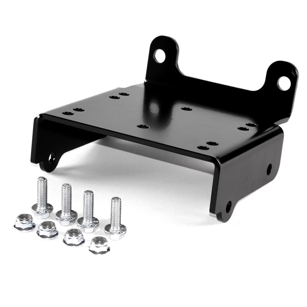Heavy-Duty ATV Winch Mount Bracket Powder Coated Steel I987130