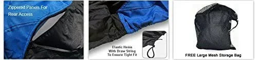 Gray/Black Trailerable Jet Ski Cover with Trailer Straps and Storage Bag D496536