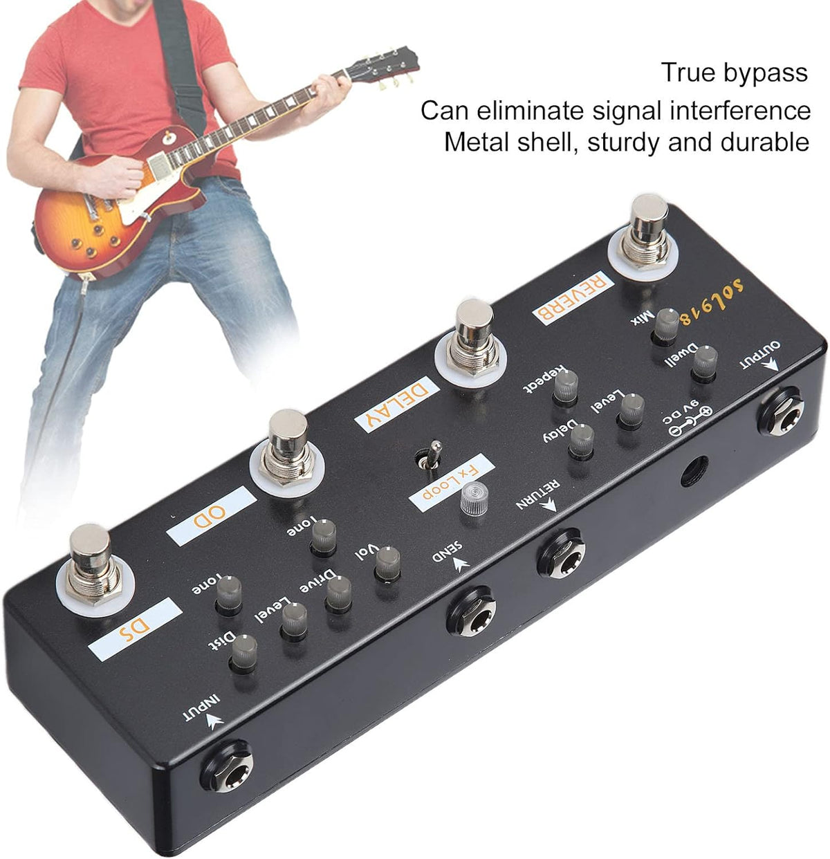 5 Mode Multi Effects Guitar Pedal T119