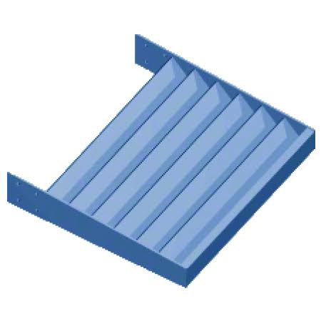 White Powder Painted Flat Bar Extrusion, 3 inch x 1/4 inch, 146 inch Length Q50995