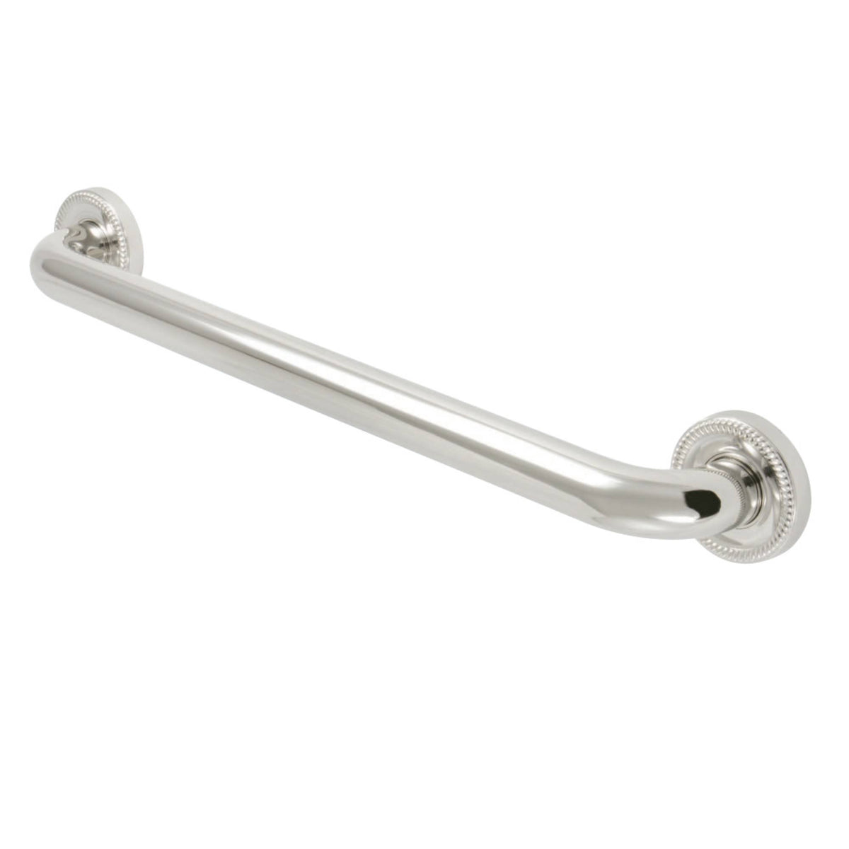 18x22 Decorative Grab Bar, Polished Nickel W517