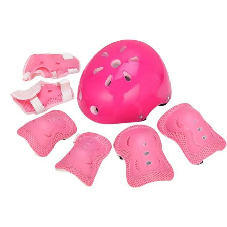 Elbow Wrist Knee Pads and Panda Helmet Sport Safety Protective Gear Guard M653