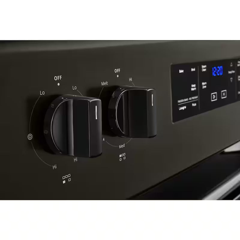 Black Stainless Electric Range with 5 Elements D99227