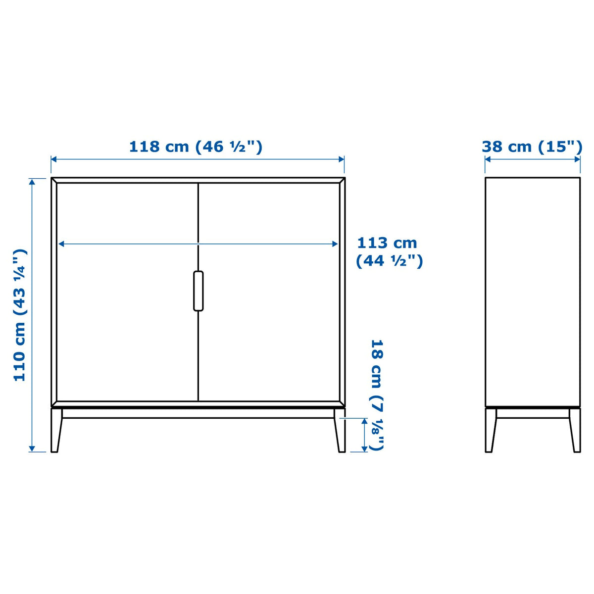 White Cabinet T7869