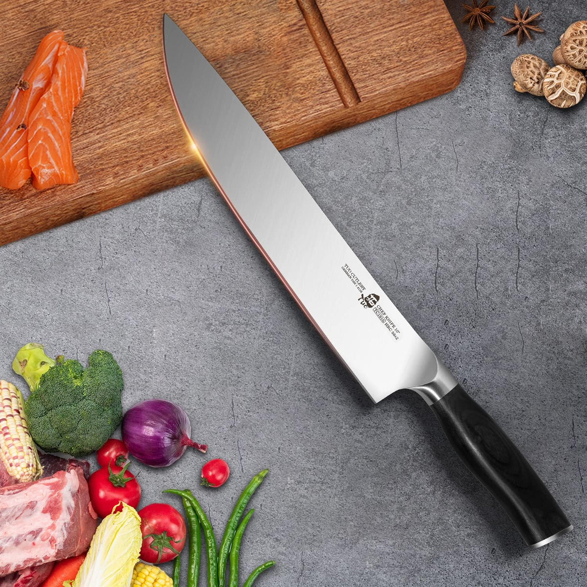 10 inch German Stainless High Carbon Steel Chef Knife Y57076