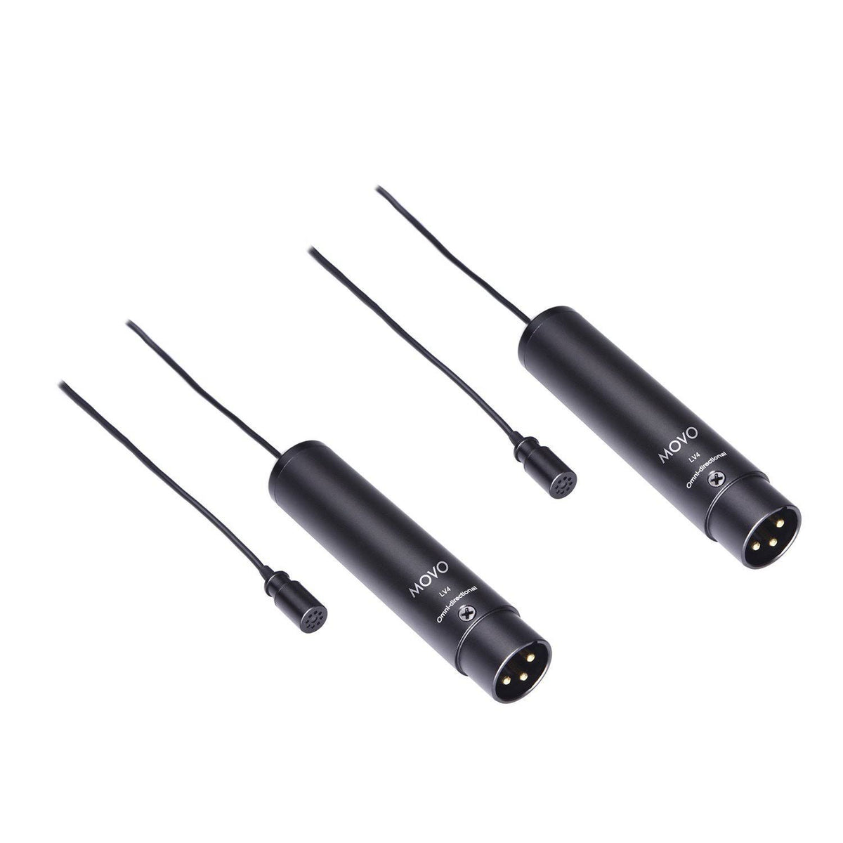 XLR Phantom Power Lavalier Omnidirectional Microphone 2 Pack N223