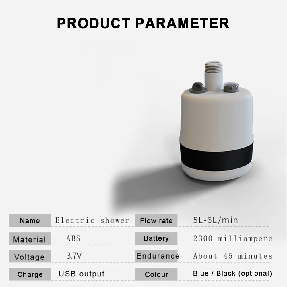 Portable Handheld Electric Camping Shower P834
