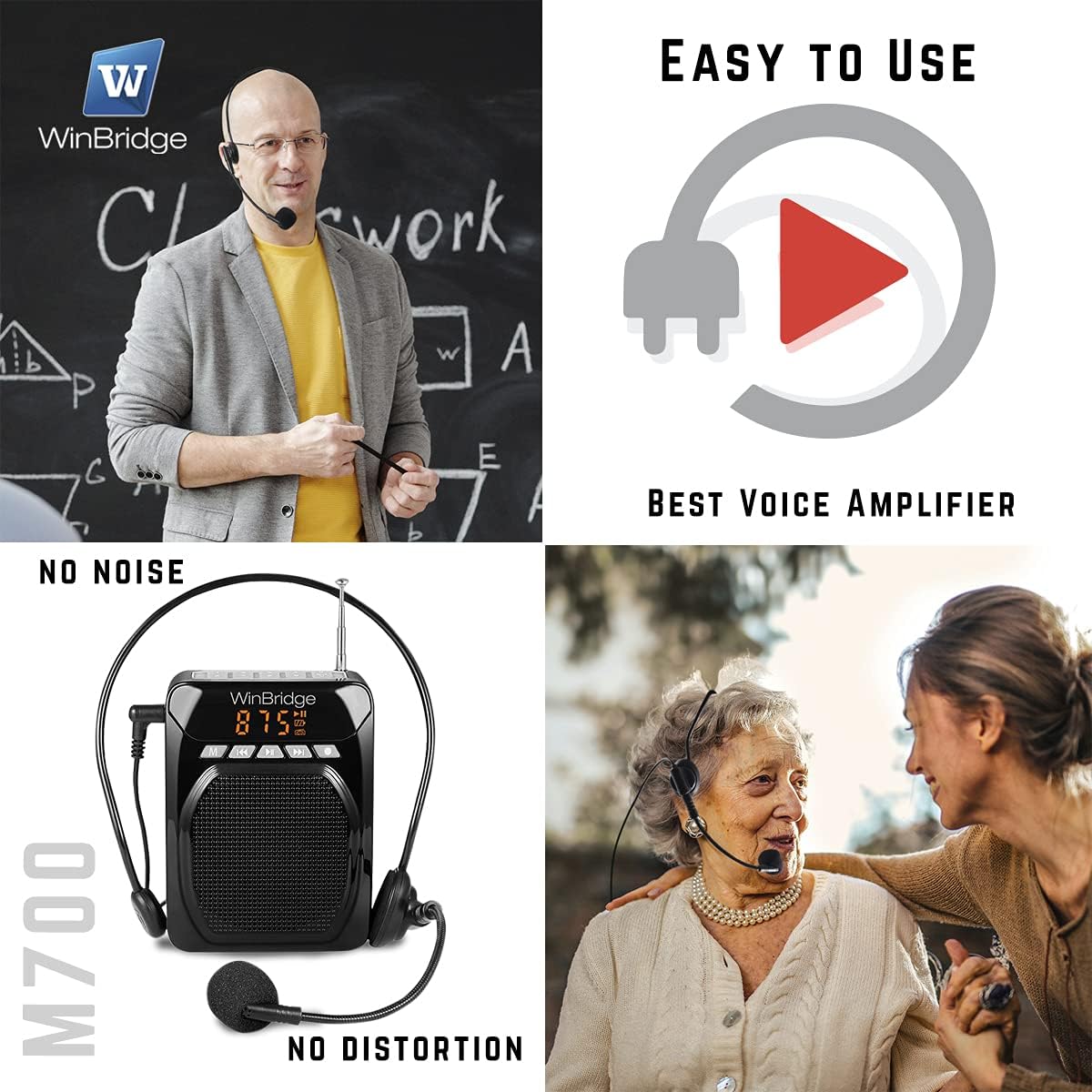 15W Voice Amplifier with Lavalier Microphone and Headset Microphone P430467