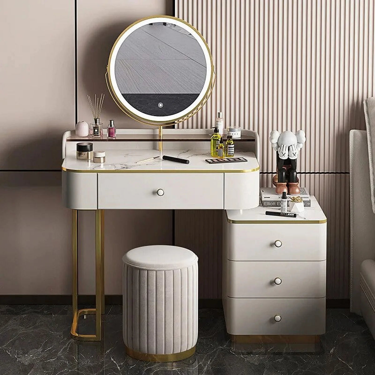 Multifunctional Storage Cabinet Dressing Table Dresser D82172