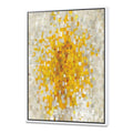 Yellow Explosion Blocks Framed Canvas, 16 inch x 32 inch B36293